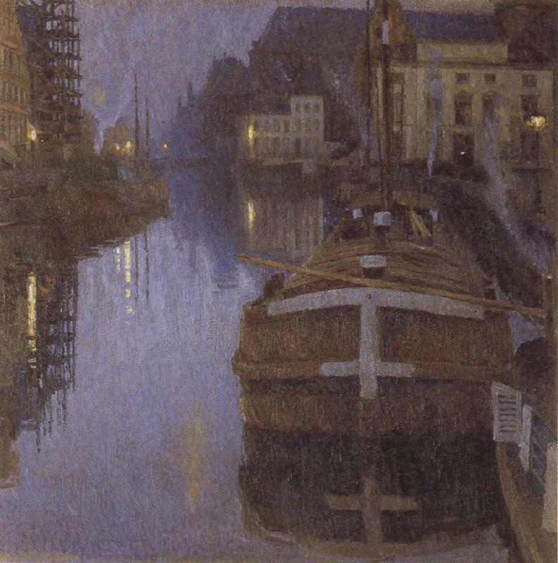 Albert Baertsoen Ghent,Evening Norge oil painting art